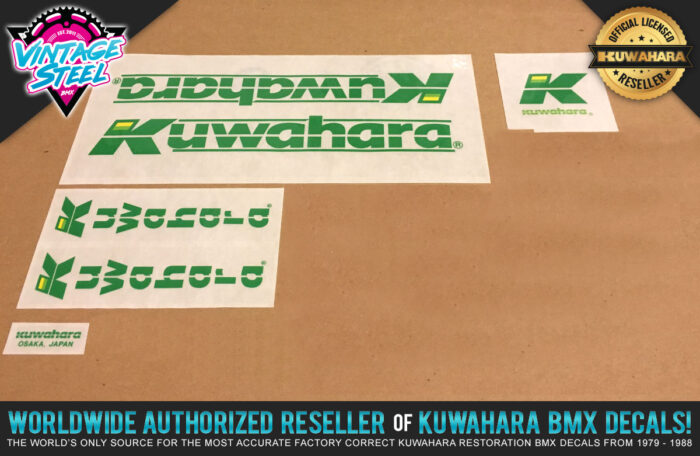 1985 Kuwahara Apollo Factory Correct Decal Set