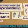 Factory Correct 1984-1985 Kuwahara Bravo BMX Decal Stickers