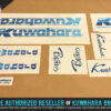 Factory Correct 1984-1985 Kuwahara Bravo BMX Decal Stickers