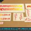 Factory Correct 1984-1985 Kuwahara Bravo BMX Decal Stickers
