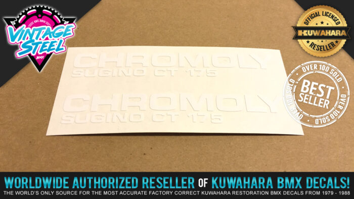 Factory Correct Sugino CT 175 Crank BMX Decal Stickers