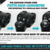 Vintage Steel "POTTS MOD CONVERTER" Adapter - Image 2