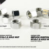 Suntour Sealed Bearing Hub Axle Nuts Vintage BMX