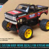 Kyosho Mini-Z Tamiya "BLACK FOOT" Reproduction 1/24 R/C Body Decals for Buggy
