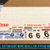 Kyosho Mini-Z Toyota Supra "ESSO ULTRAFLO" GT500 Body RC Decal Stickers! R/C