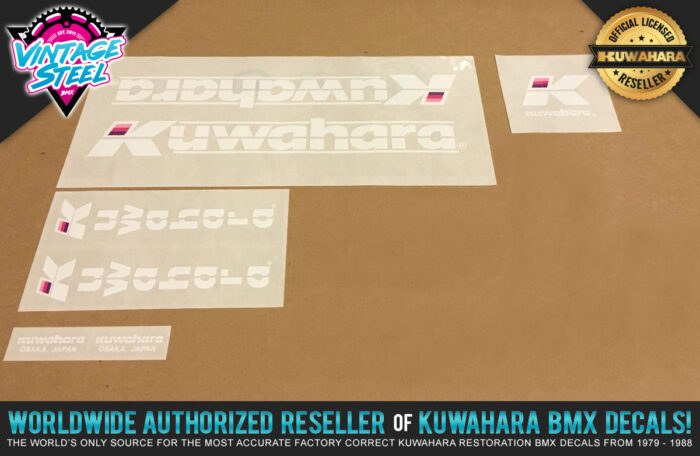 1985 Kuwahara Apollo Factory Correct Decal Set