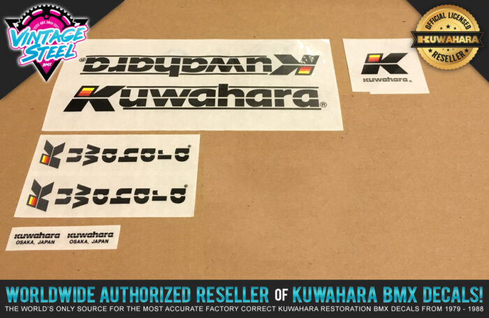 1985 Kuwahara Apollo Factory Correct Decal Set