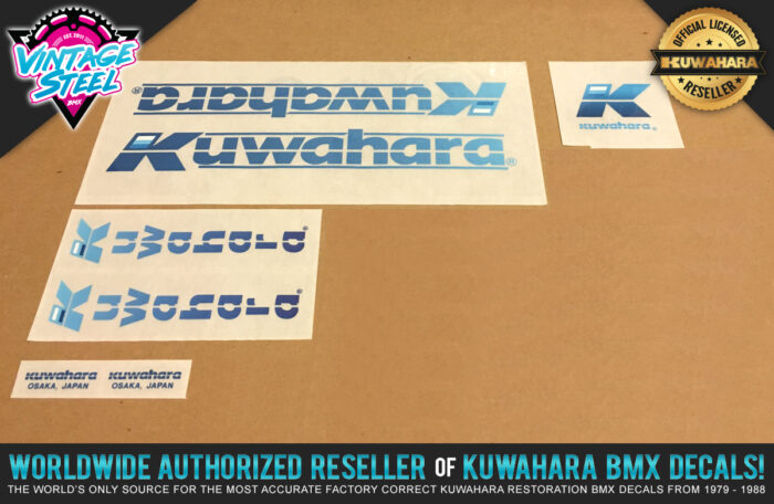 1985 Kuwahara Apollo Factory Correct Decal Set