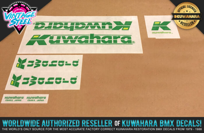 1985 Kuwahara Apollo Factory Correct Decal Set