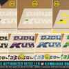 1985 Kuwahara Apollo Factory Correct Decal Set
