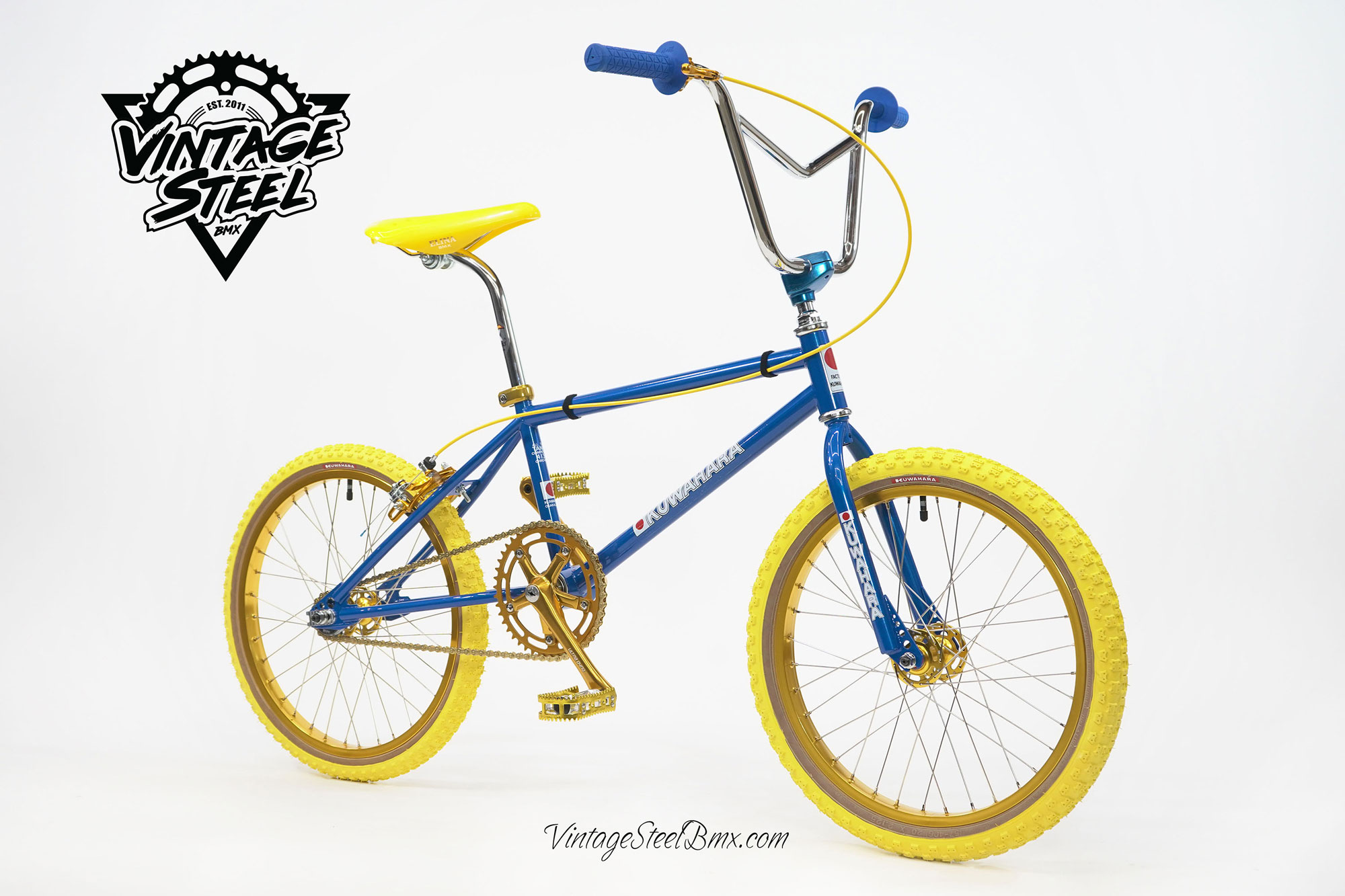 1986 Kuwahara Laserlite Custom Restored by Vintage Steel BMX