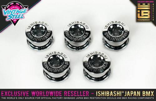 Official Ishibashi® Japan Chainring Bolts for Old School BMX